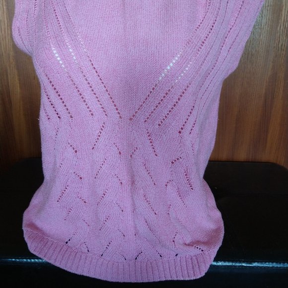 Vintage Italian Pink Knitted Top - Picture 2 of 4